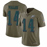 Nike Eagles 14 Mike Wallace Olive Salute To Service Limited Jersey Dzhi,baseball caps,new era cap wholesale,wholesale hats